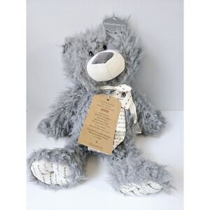 Demdaco plush stuffed nursery baby teddy bear Loved NWT large 18"